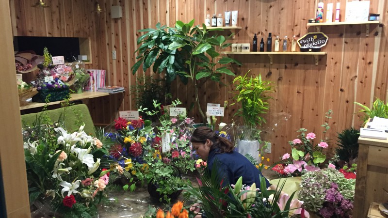 大量のお花を…