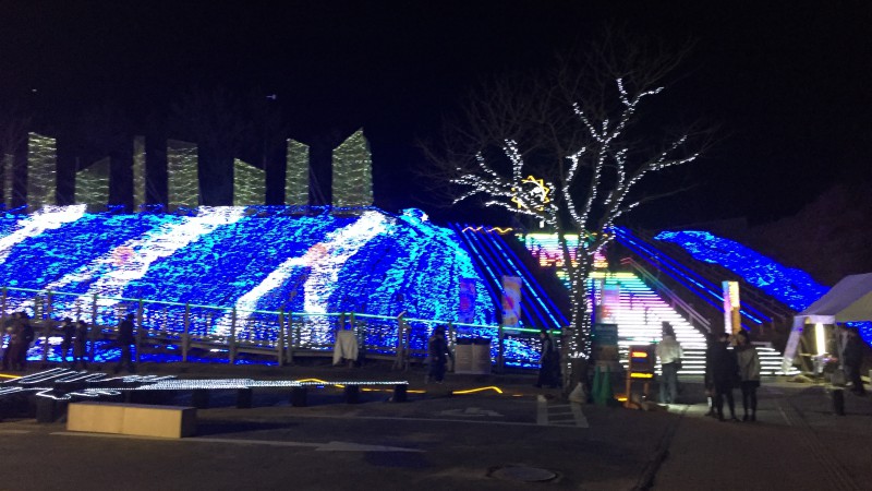 砂丘イルミネーション