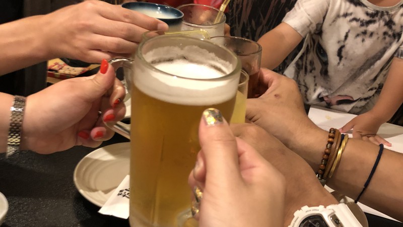 バザー打ち上げ